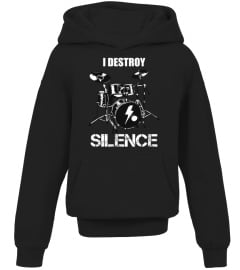 Funny I Destroy Silence Tee Shirt Gift