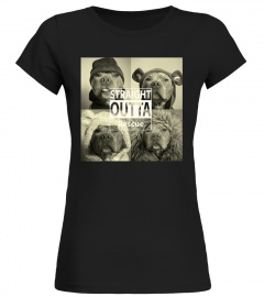 STRAIGHT OUTTA RESCUE PIT BULL SHIRT