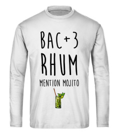 BAC +3 RHUM MENTION MOJITO