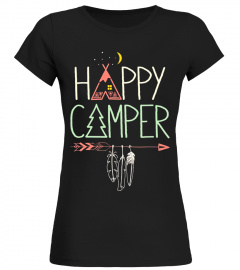 Happy Camping Camper T-Shirt - Funny Camp Shirt