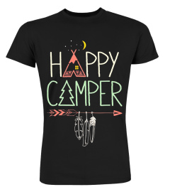 Happy Camping Camper T-Shirt - Funny Camp Shirt