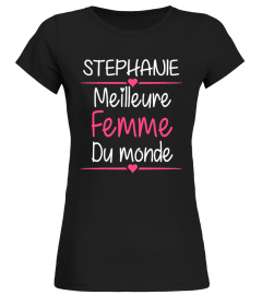 MEILLEURE FEMME DU MONDE TSHIRT PERSONNALISÉ VALENTINES CADEAU POUR ELLE