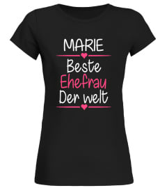 BESTE EHEFRAU DER WELT PERSONALISIERTES T-SHIRT VALENTINSTAG GESCHENK FÜR SIE