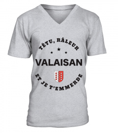 T-shirt têtu, râleur - Valaisan
