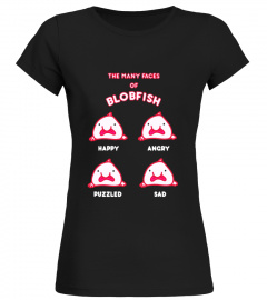 Funny Meme Shirts - The Many Faces of Blobfish Shirt