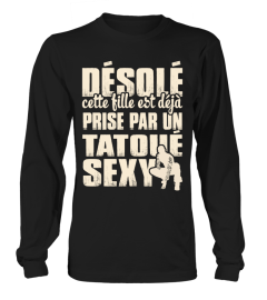 DESOLE CET HOMME EST DEJA PRIS PAR TATOUE SEXY T-SHIRT