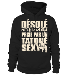 DESOLE CET HOMME EST DEJA PRIS PAR TATOUE SEXY T-SHIRT