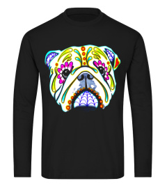 English Bulldog - Day of the Dead Sugar Skull Dog