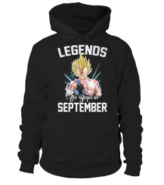 LEGENDS ARE BORN IN SEPTEMBER VEGETA T SHIRT