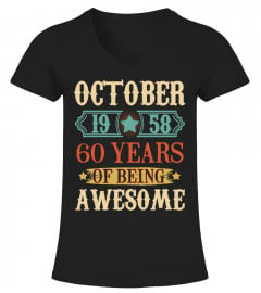 October 1958 60 Years of Being Awesome