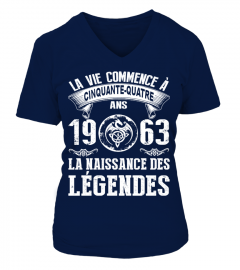 1963  la naissance des legendes tshirt