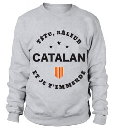 T-shirt têtu, râleur - Catalan