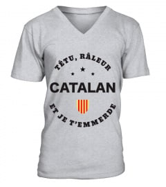 T-shirt têtu, râleur - Catalan