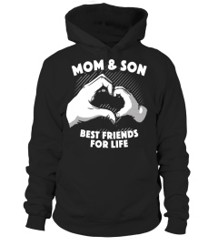 Mom and Son: Best Friends for Life Mothers Funny T-shirt