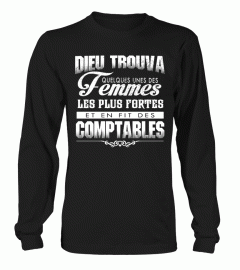 DIEU TROUVA FEMMES LES PLUS FORTES COMPTABLES T-SHIRT