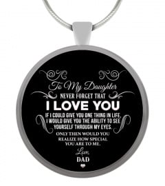To My Daughter - Never Forget Necklace
