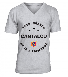T-shirt têtu, râleur - Cantalou
