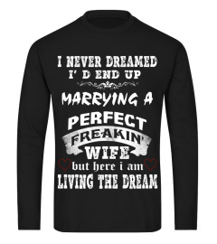 men husband t-Shirts  Never Dreamed I'd End Up Marrying