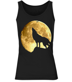 WOLF AND MOON