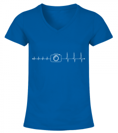 T-Shirt Heartbeat Kamera - Fotograf - Fotografie