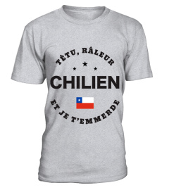 T-shirt têtu, râleur - Chilien