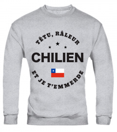 T-shirt têtu, râleur - Chilien