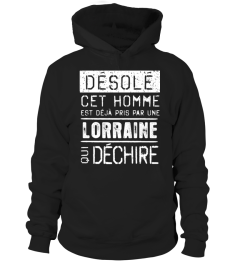 Désolé cet homme est déjà pris par une Lorraine qui déchire.