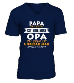 PAPA ZU SEIN IST EINE EHRE OPA ZU SEIN IST UNBEZAHLBAR T-SHIRT