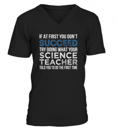  Science Teacher If At First You Don T Succeed Funny Gift