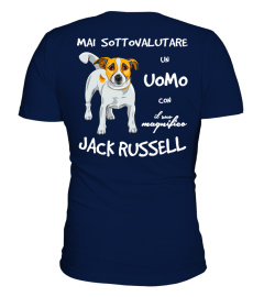 Doppia Stampa  UOMO con JACK RUSSELL