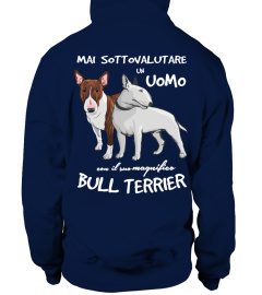 Doppia Stampa  UOMO con BULL TERRIER