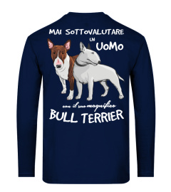 Doppia Stampa  UOMO con BULL TERRIER