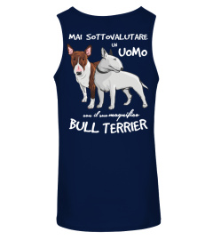 Doppia Stampa  UOMO con BULL TERRIER