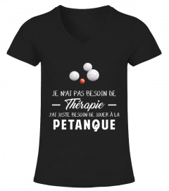 T-shirt Pétanque Thérapie