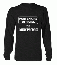 PARTENAIRE OFFICIEL DE (PERSONNALISABLE) - SAINT-VALENTIN