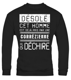 T-shirt Désolé Corrézienne