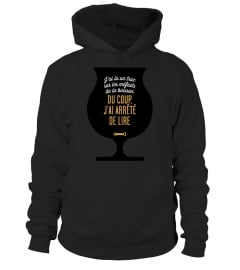 T Shirt Homme Humour Alcool - J'ai lu un truc sur les méfaits de la boisson du coup j'ai arrêté de lire !