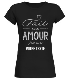 T-Shirt Cadeau Amour Femme Homme