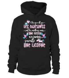 Celui qui a dit que les diamants sont les meilleurs amis d'un femme n'a jamais rencontré une licorne | Cadeau T-Collector®