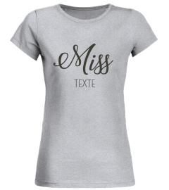 Miss XXX (personnalisable)