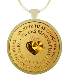 Un jour tu as conçu ma vie et tous les autres jours tu l'as rendue plus belle, Je t'aime papa ! | Cadeau T-Collector®