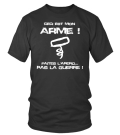 T Shirt Homme Humour Alcool - Faites l'apéro pas la guerre !