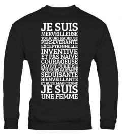 T-Shirt Humour Femme - Je suis une femme