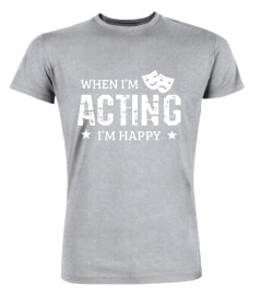 Acting T-shirt Vintage Theater Actor Actress Gift Shirt