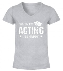 Acting T-shirt Vintage Theater Actor Actress Gift Shirt