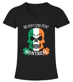 Montreal Irish Pride Skull Shamrock
