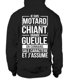 MOTARD CHIANT GRANDE GUEULE CONNARD