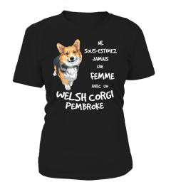 UNE FEMME AVEC UN WELSH CORGI