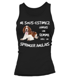 UNE FEMME AVEC UN SPRINGER ANGLAIS