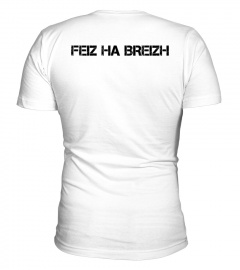 T-shirt FEIZ HA BREIZH avec drapeau Breton Sacré-Cœur